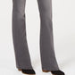 Calça jeans feminina estilo curvy-fit bootcut cinza tamanho 6 da Style &amp; Co.
