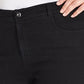 Jeans feminino plus size e pequeno estilo &amp; co plus size com controle de barriga e perna reta tamanho 14