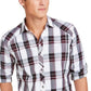 Camisa xadrez masculina Marc da INC International Concepts vermelha tamanho pequeno