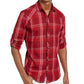 Camisa xadrez masculina Marc da INC International Concepts vermelha tamanho 2 extra grande