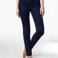 Calça jeans feminina Charter Club Petite Pull-On Slim Leg Azul Médio Tamanho 4