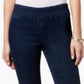 Calça jeans feminina Charter Club Petite Pull-On Slim Leg Azul Médio Tamanho 4
