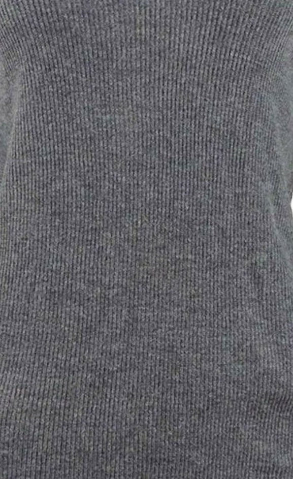 Suéter Bar III Feminino 2 Ways Twist Cinza Tamanho 2 Extra Grande