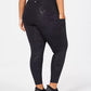Leggings femininas Ideology Plus Size com estampa floral em tons pretos tamanho extra grande