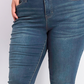 Jeans skinny Power Sculpt Plus Size feminino Style &amp; Co, azul escuro, tamanho 18W
