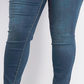 Jeans skinny Power Sculpt Plus Size feminino Style &amp; Co, azul escuro, tamanho 18W