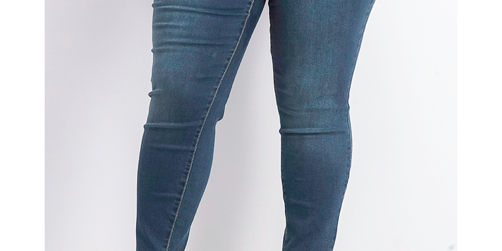 Jeans skinny Power Sculpt Plus Size feminino Style &amp; Co, azul escuro, tamanho 18W
