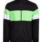 Jaqueta de corrida masculina ID Ideology Colorblocked, verde, tamanho pequeno