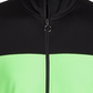 Jaqueta de corrida masculina ID Ideology Colorblocked, verde, tamanho pequeno
