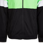 Jaqueta de corrida masculina ID Ideology Colorblocked, verde, tamanho pequeno