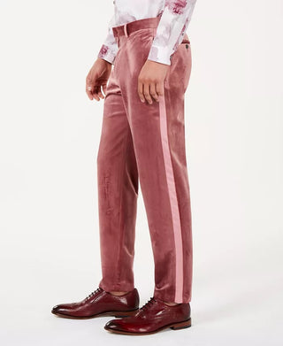 Calça de veludo slim fit masculina INC International Concepts vermelha tamanho 38x32