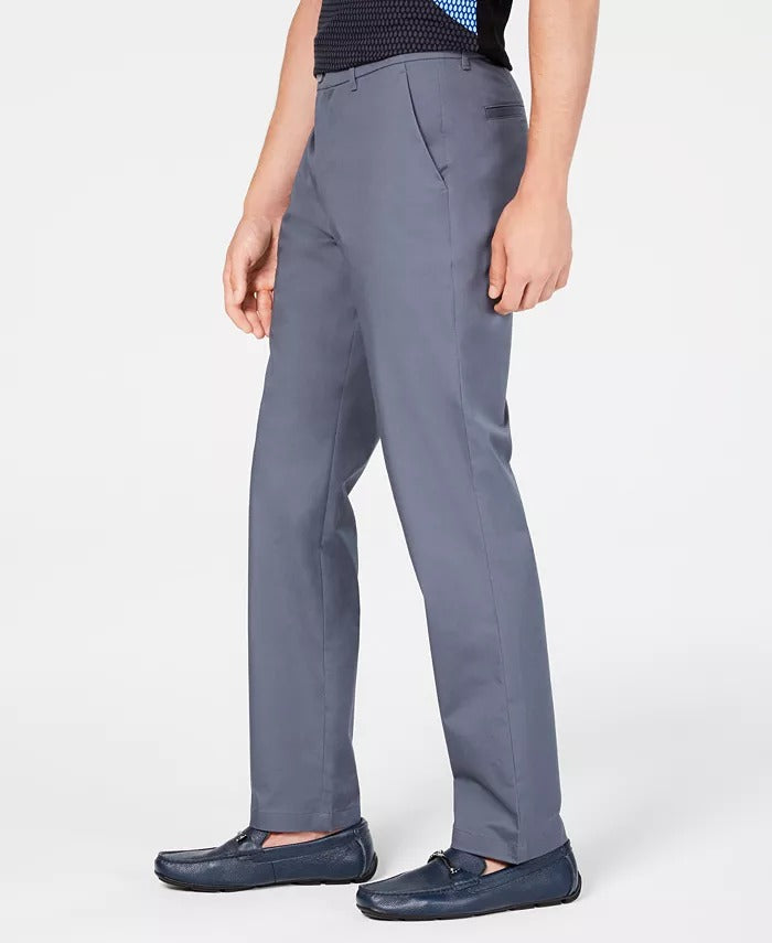 Calça Chino Alfa Tech Classic-Fit Masculina Alfani Azul Infinito Tamanho 33x30