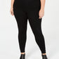 Leggings femininas plus size Style &amp; Co, pretas, tamanho 16W