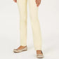 Calça jeans feminina Charter Club Lexington reta, amarelo escuro, tamanho 10