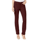 Calça jeans feminina Charter Club Petite Lexington reta, vermelha, tamanho 10 P