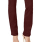 Calça jeans feminina Charter Club Petite Lexington reta, vermelha, tamanho 10 P