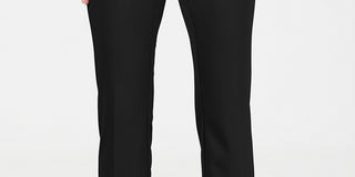 Calça Alfani Masculina Petite com Cintura Alta Preta Tamanho 6