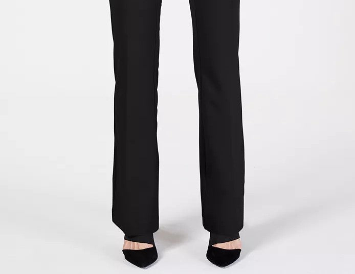 Calça Alfani Feminina com Cós Elástico Preto Tamanho 4 P