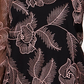 Blusa feminina Alfani com mangas bufantes bordadas, rosa escuro, tamanho pequeno médio