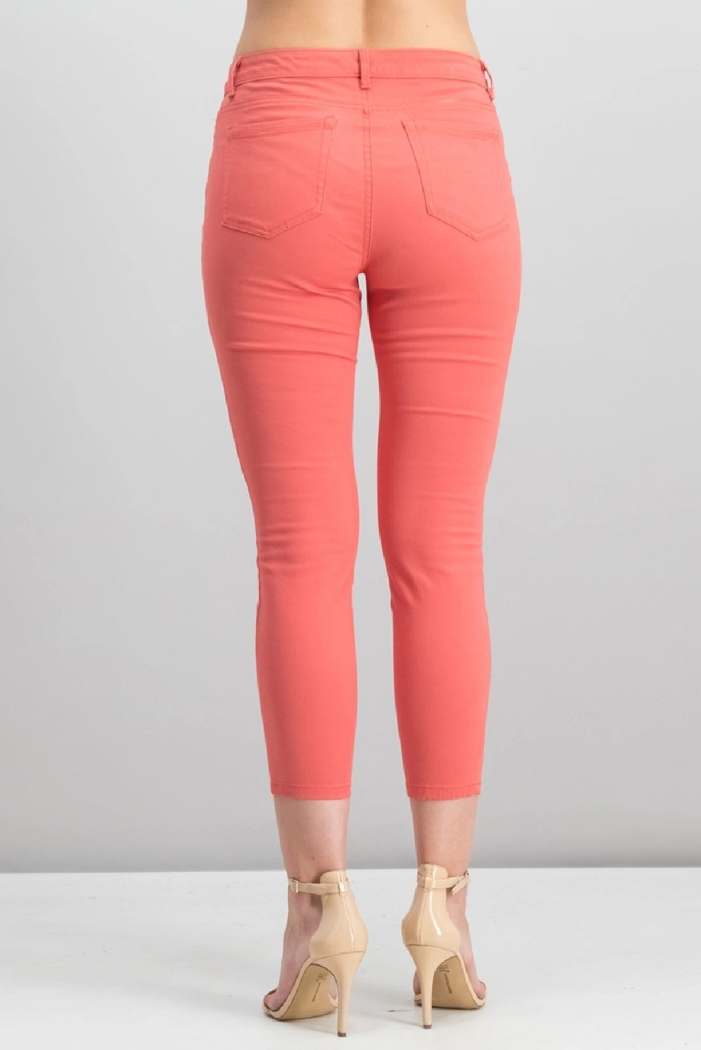 Calça jeans skinny feminina Charter Club Petite Bristol, laranja, tamanho 12