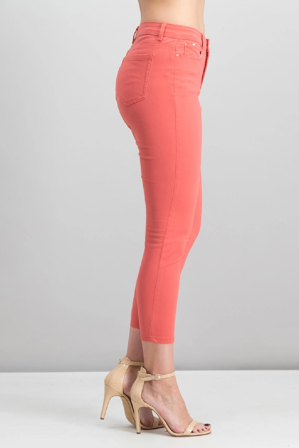Calça jeans skinny feminina Charter Club Petite Bristol, laranja, tamanho 12
