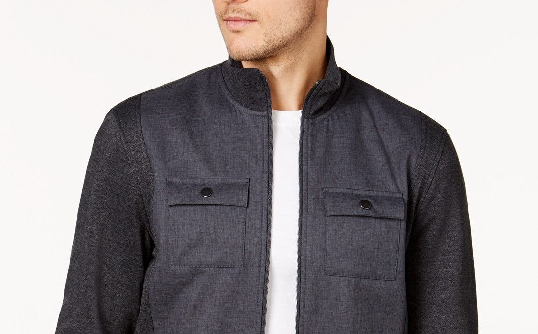 Jaqueta Alfani Reyes Mix-Media Masculina Preta Tamanho P