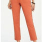 Calça Chino Feminina Style &amp; Co Laranja Escuro Tamanho 16