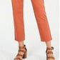 Calça Chino Feminina Style &amp; Co Laranja Escuro Tamanho 16