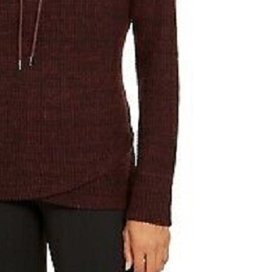 Ideology Top Feminino Gola Alta Tulipa Bainha Vinho Tamanho Médio