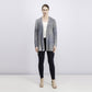 Cardigan feminino estilo &amp; co com decote em V aberto na frente, preto, tamanho X-S