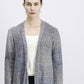 Cardigan feminino estilo &amp; co com decote em V aberto na frente, preto, tamanho X-S