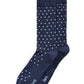 Meias Bar III Mini Dot Masculinas Azul Marinho Tamanho Regular