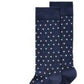 Meias Bar III Mini Dot Masculinas Azul Marinho Tamanho Regular