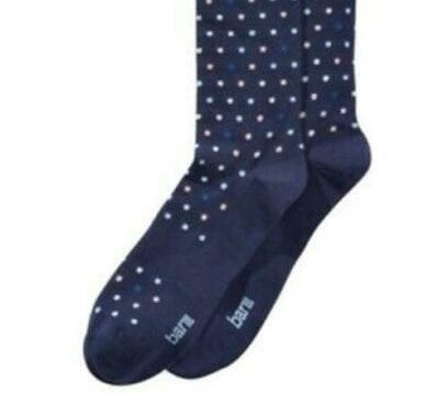 Meias Bar III Mini Dot Masculinas Azul Marinho Tamanho Regular