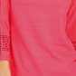 Top de crochê feminino Charter Club com detalhes, rosa médio, tamanho extragrande