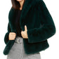 INC International Concepts Casaco de pele sintética feminino Hunter Forest tamanho grande