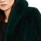 INC International Concepts Casaco de pele sintética feminino Hunter Forest tamanho grande
