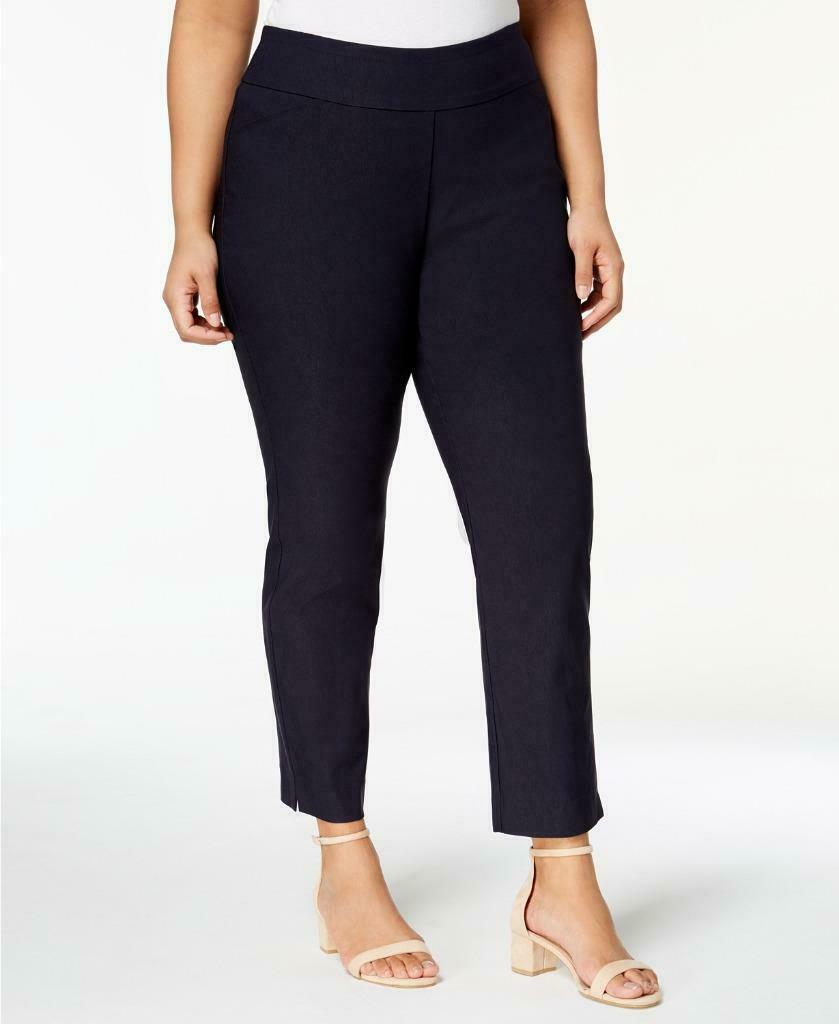 Calça skinny feminina Charter Club, azul, tamanho 12