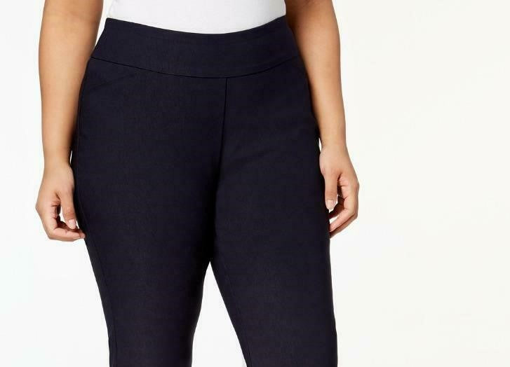 Calça skinny feminina Charter Club, azul, tamanho 12