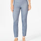 Calça skinny feminina Charter Club, azul, tamanho 18