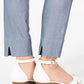 Calça skinny feminina Charter Club, azul, tamanho 18