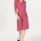 Vestido midi feminino Charter Club Petite Solid Rapture Rose tamanho médio