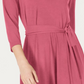 Vestido midi feminino Charter Club Petite Solid Rapture Rose tamanho médio