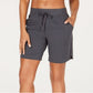 Shorts femininos Ideology Woven 7" cinza escuro tamanho 2 extra grande
