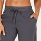 Shorts femininos Ideology Woven 7" cinza escuro tamanho 2 extra grande