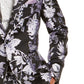 Blazer masculino slim fit floral jacquard da INC International Concepts, tamanho médio, azul-marinho
