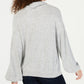 Blusa de malha com gola alta feminina INC International Concepts, cinza, tamanho extra grande