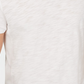 Camiseta masculina com nervuras e fenda INC International Concepts, branca, tamanho XX-G
