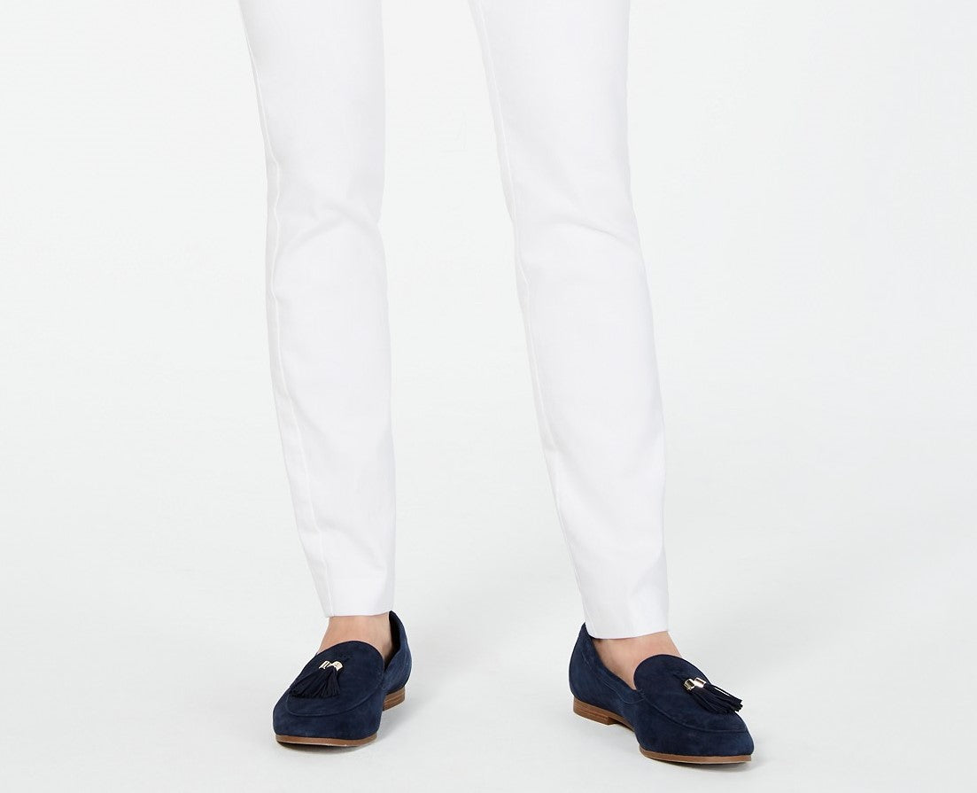 Calça skinny feminina Charter Club Petite Chelsea de sarja elástica, branca, tamanho 6