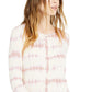 Suéter feminino Petite Cotton Tie-Dye da INC International Concepts, rosa, tamanho grande
